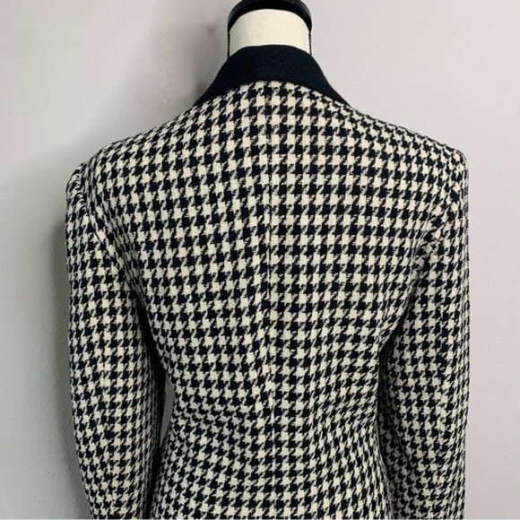 Gruppo Americano Vintage Houndstooth Single Breasted Blazer - Picture 12 of 16